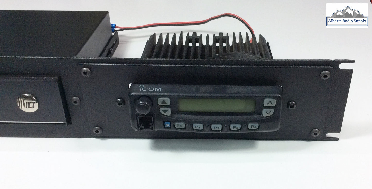 ICT Power Supply rack mount with ICOM radio