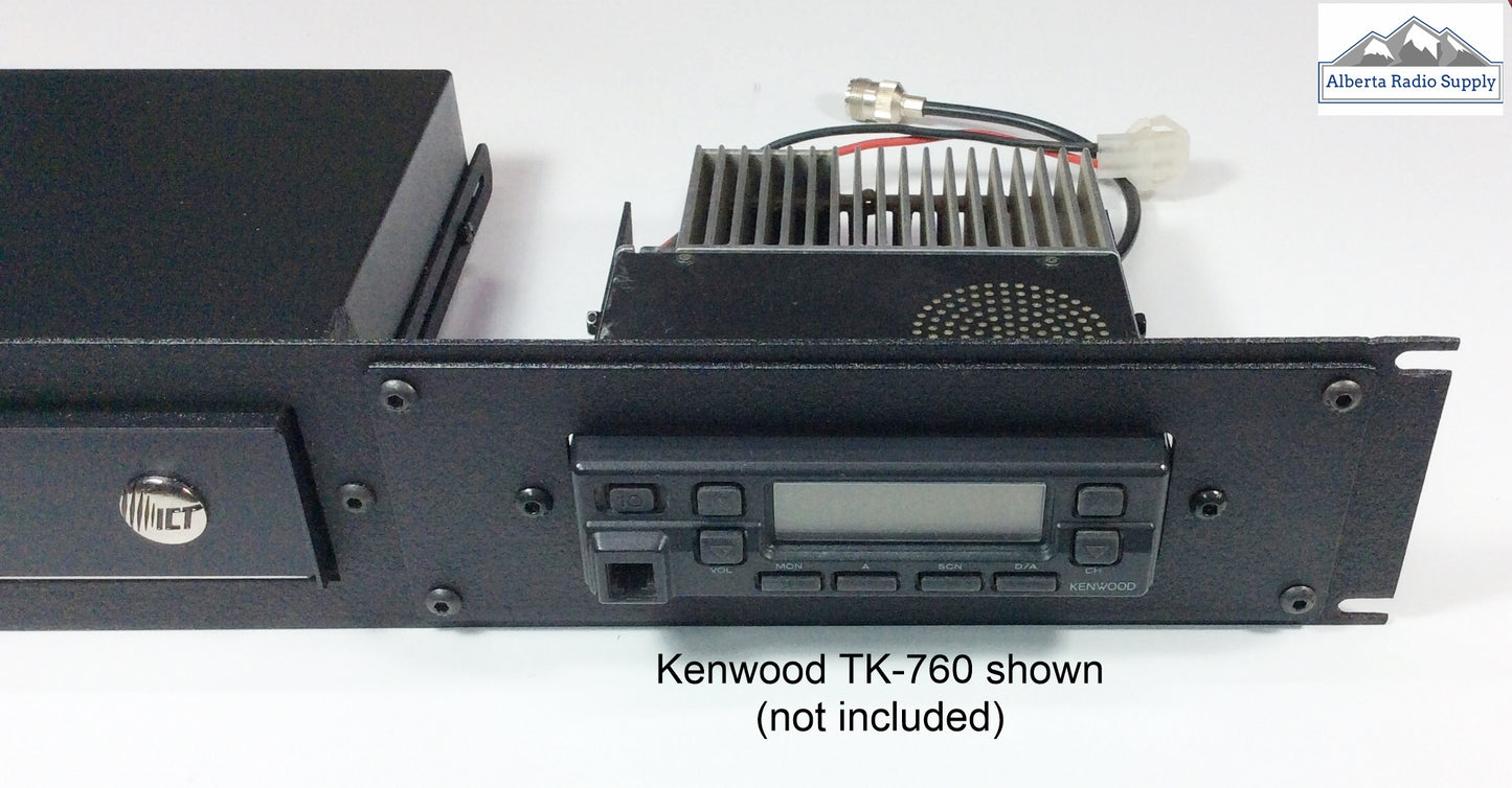 ICT Power Supply rack mount with icom radio Alberta Radio Supply