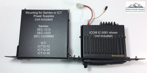 19" Rack Mounting Panel for ICT/SAMLEX Power Supply + Radio - Choose Radio Model