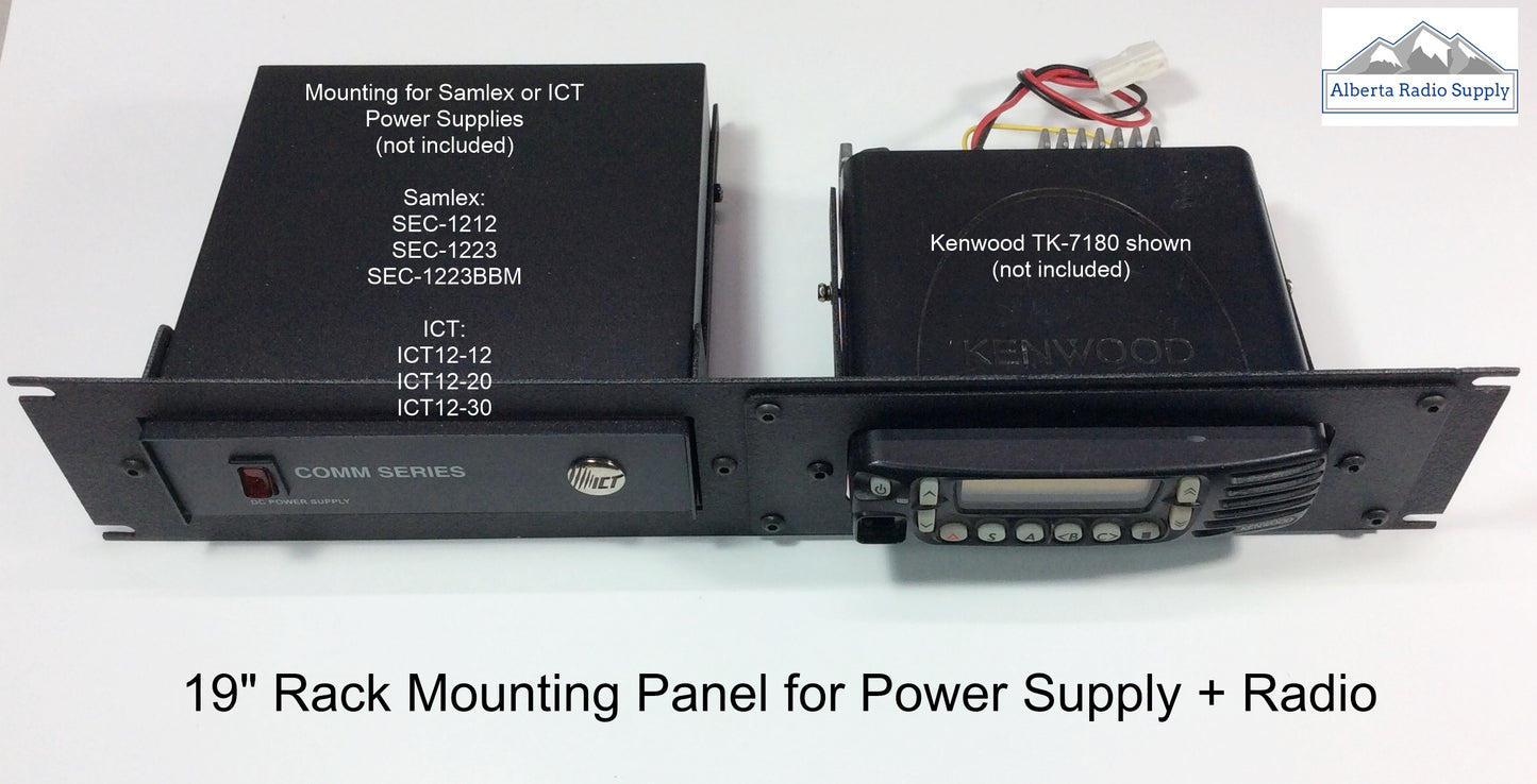 Samlex or ict power supply rack panel mount kit Alberta Radio Supply