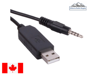 USB Programming Cable for Vertex Portable Radios - Single Pin Plug