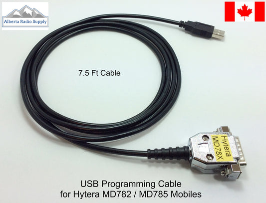 USB Programming Cable for Hytera MD782 MD785 Mobiles
