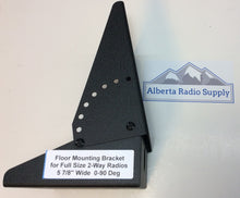 Load image into Gallery viewer, Floor Mounting Bracket for Mobile Radios - Adjustable  - Large Radios