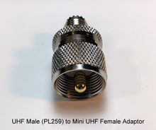 Load image into Gallery viewer, UHF Male to Mini-UHF Female Adaptor