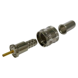 Mini-UHF Male Crimp Connector for RG58 LMR195