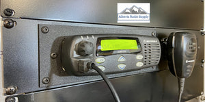 19" Rack Panel for Single Radio Mounting + Speaker - Radio-Specific Inserts