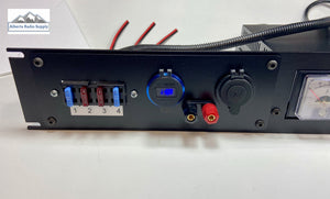 19" Rack Mount Panel for Samlex/ICT Power Supplies + DC Distribution