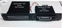 Load image into Gallery viewer, 19&quot; Rack Mounting Panel for Power Supply + Radio - Kenwood NX5000