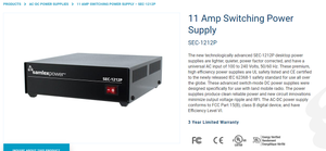 Samlex SEC-1212 12V 12 AMP DC Power Supply