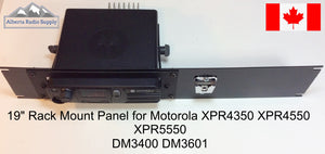19" Rack Panel for Single Radio Mounting - Radio-Specific Inserts   NO Speaker