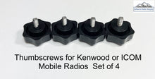Load image into Gallery viewer, Radio Thumbscrews - Choose your radio model  4 PACK