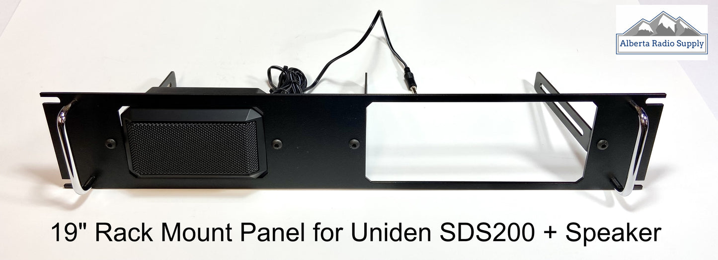 Rack Mount for Uniden SDS200 and speaker
